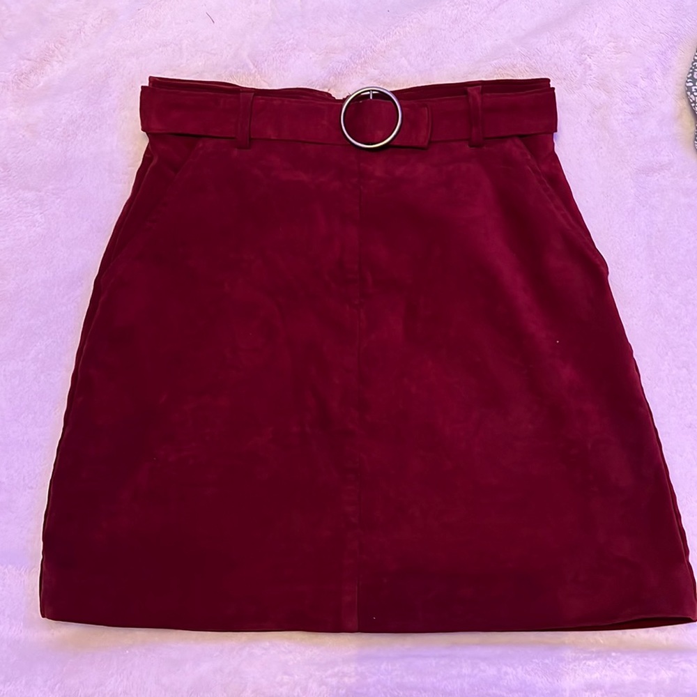 Red Hollister Mini-Skirt